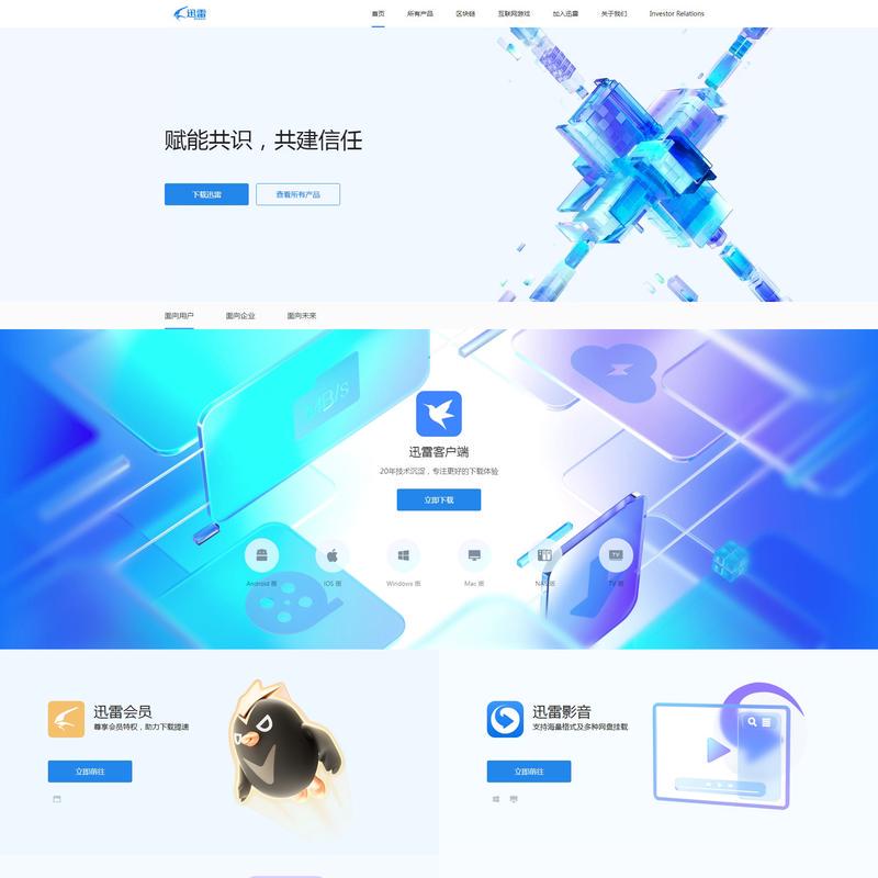 迅雷-构建全球最大的去中心化存储与传输网络